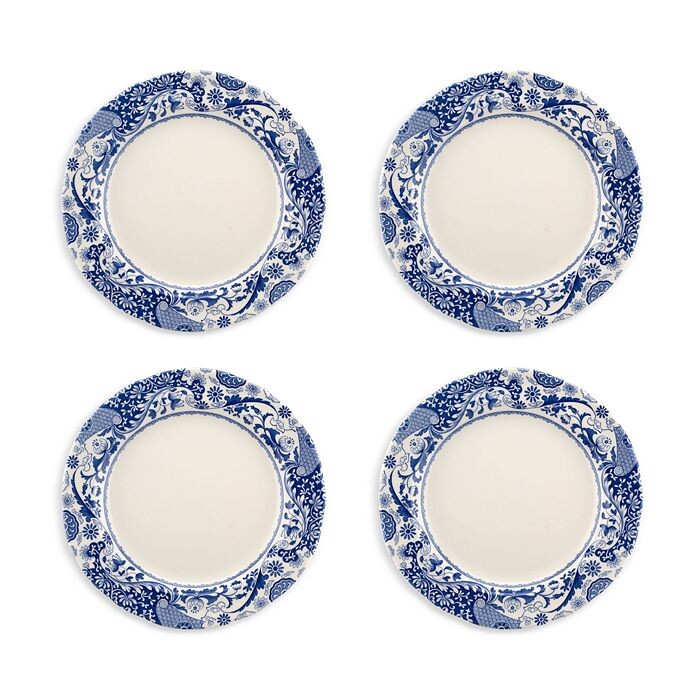 

Spode Blue Итальянская обеденная тарелка Brocato, набор из 4 шт, синий