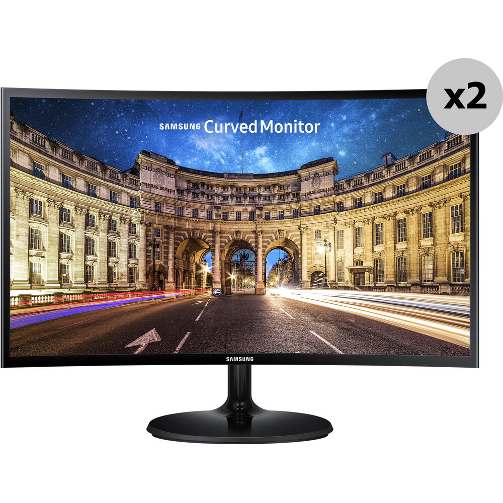 

Комплект из двух изогнутых мониторов Samsung серии 390 C24F390 24 дюйма