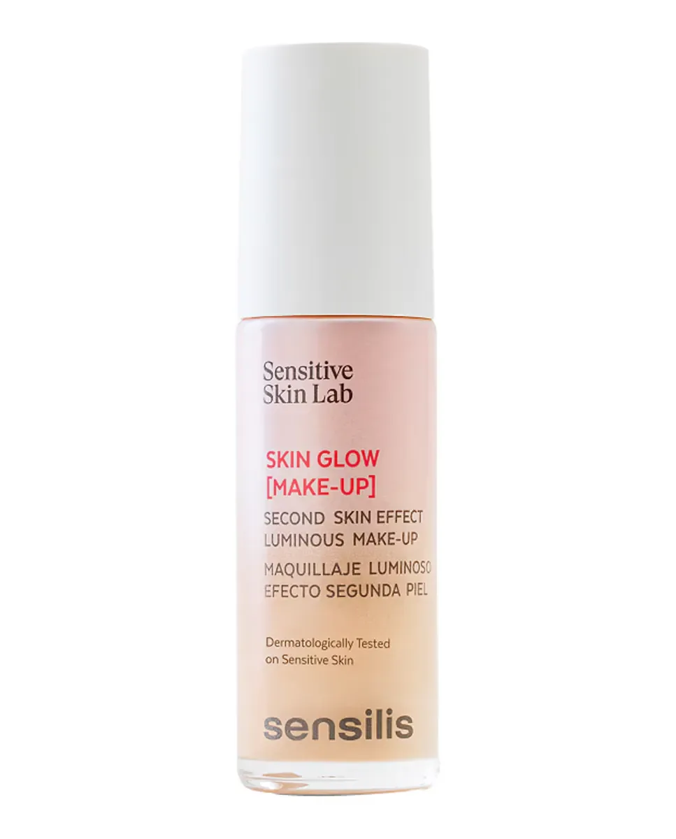 Сияющая база под макияж Skin Glow Makeup 30 мл Sensilis, Pêche Doré 05