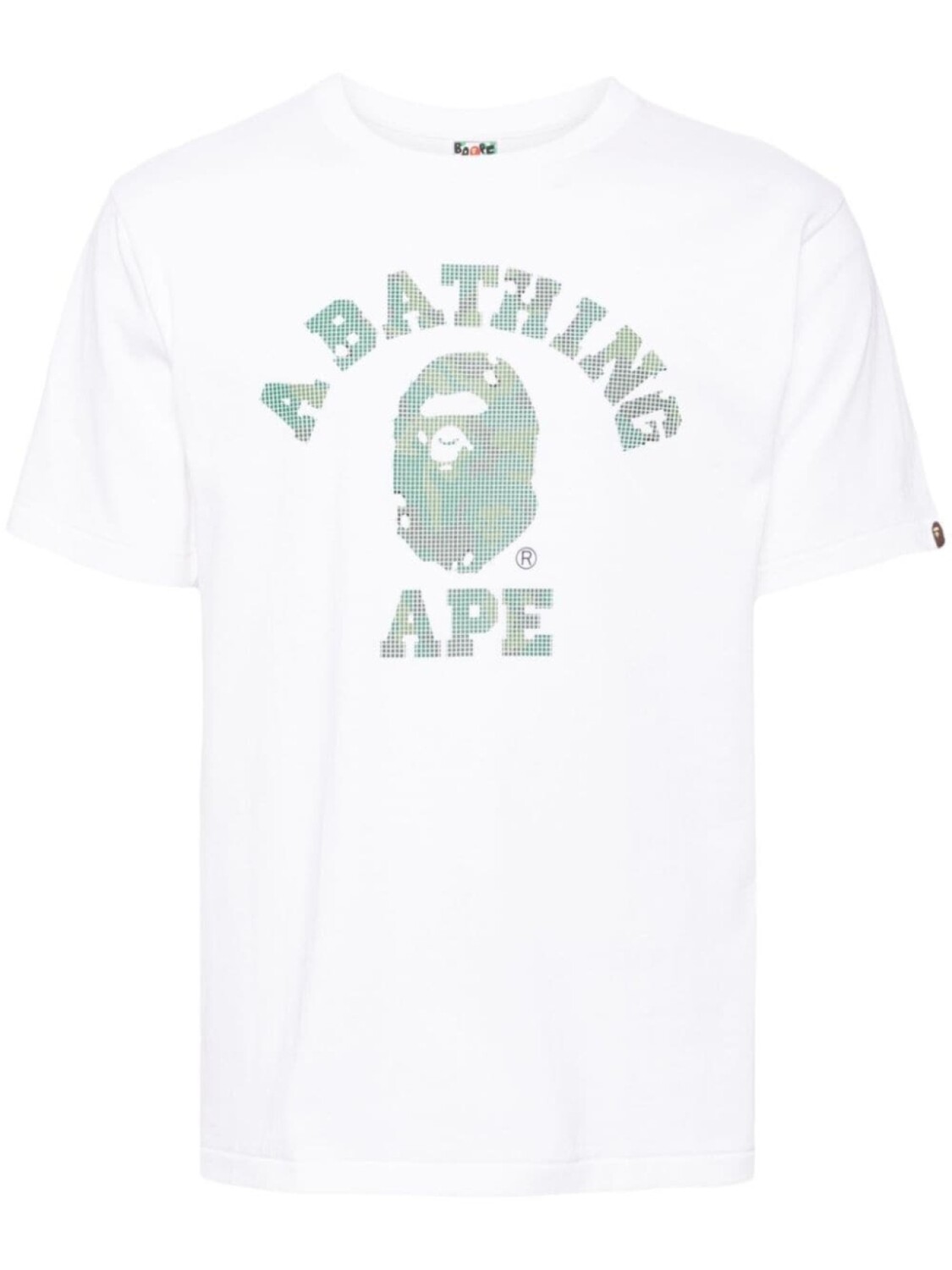 

A BATHING APE футболка с логотипом, белый
