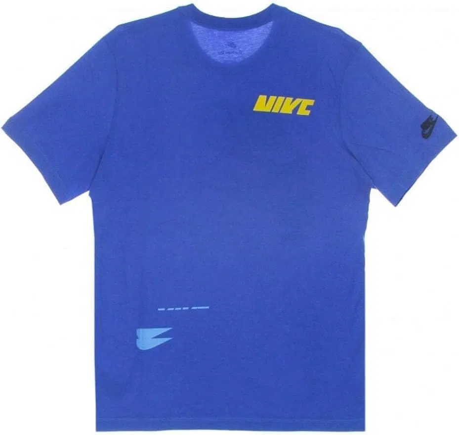 Футболка Nike Sportswear мужская, синий — фото 4