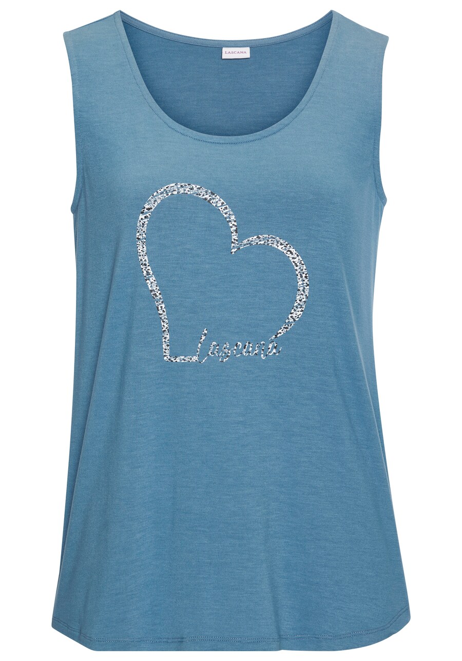 

Топ LASCANA, темно-синий