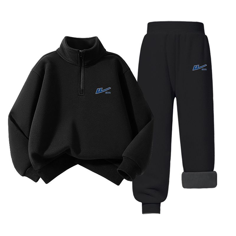 Детская повседневная спортивная одежда WARRIOR, [fleece-lined]серый/h серебро trim синий logo k-черный/h серебро trim синий logo k — фото 2