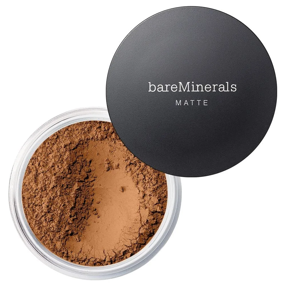 bareMinerals Original Matte Loose Powder Foundation SPF 15, минеральная пудра для лица, покрытие от легкого до полного, матирует, дерматологически протестировано, 26 Warm Dark