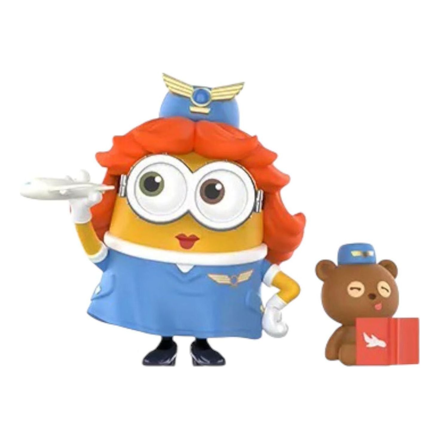 

Pop Mart Minions Bedtime Stories by Bob and Tim Figures 'Airplane Safety'