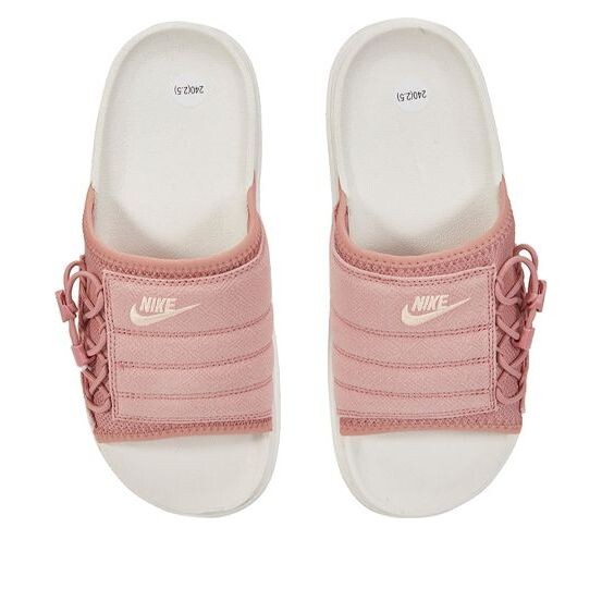 Тапочки asuna slide 'rust pink' Nike, розовый — фото 4