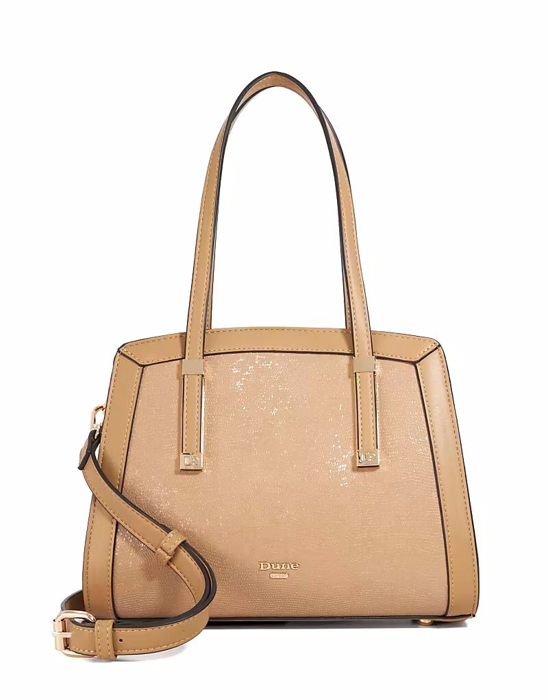 

Сумка-шоппер Dorris серо-коричневого цвета Dune London