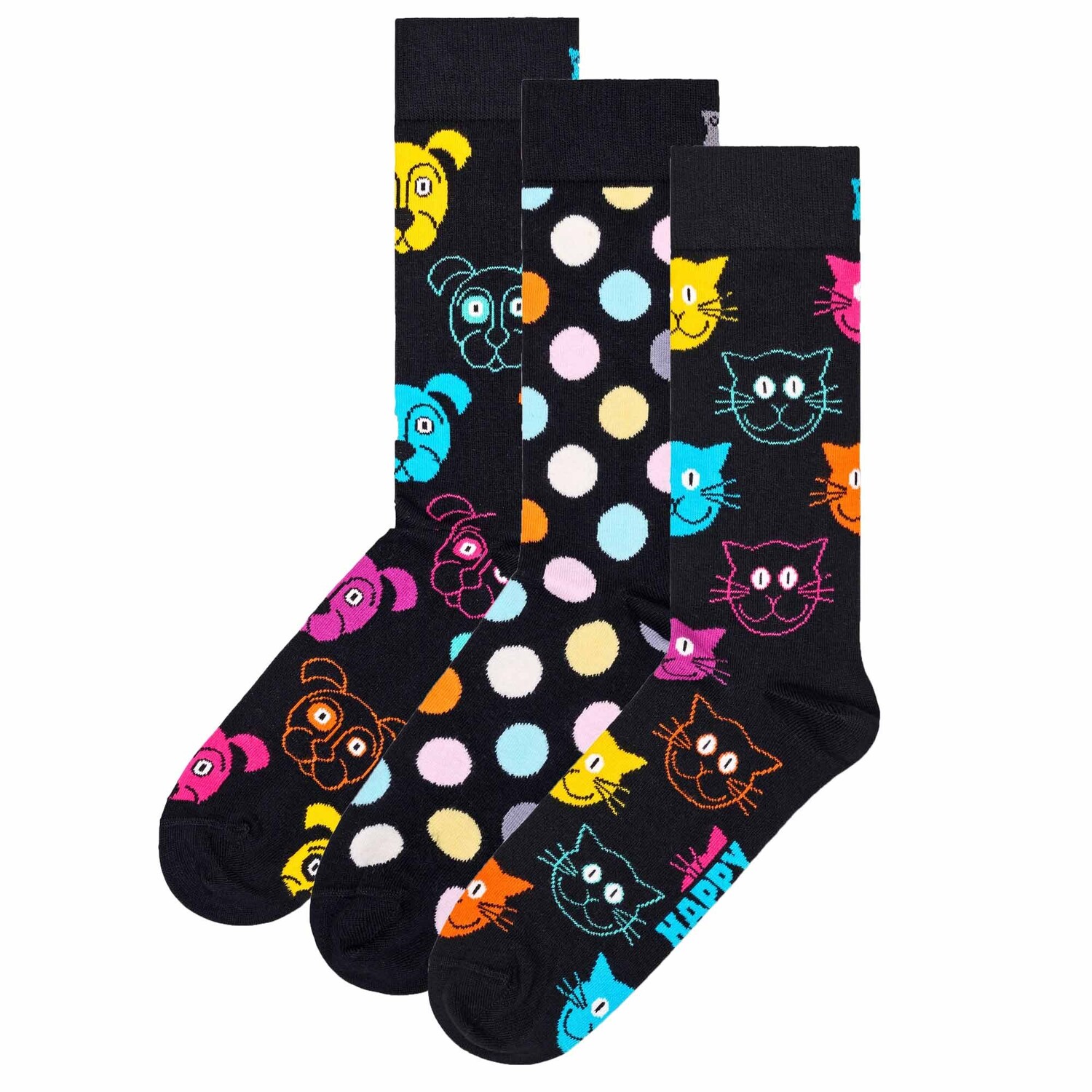 

Носки Happy Socks 3 шт, цвет Dog
