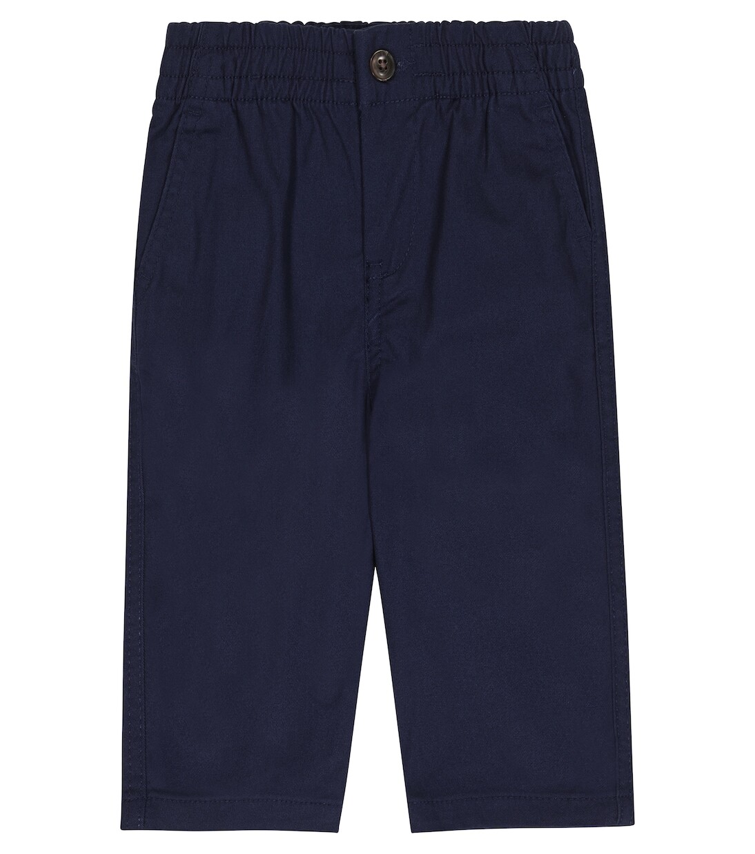 

Детские штаны из хлопкового твила Polo Ralph Lauren Kids, синий