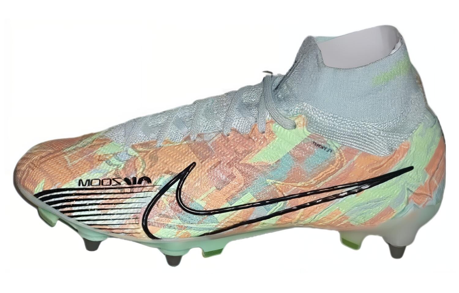 

Футбольные бутсы Zoom Mercurial Superfly 9 мужские, среднего размера, серого цвета Nike, цвет Gray Colorful