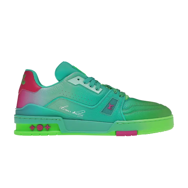 

Кроссовки Louis Vuitton Trainer Low, зеленый