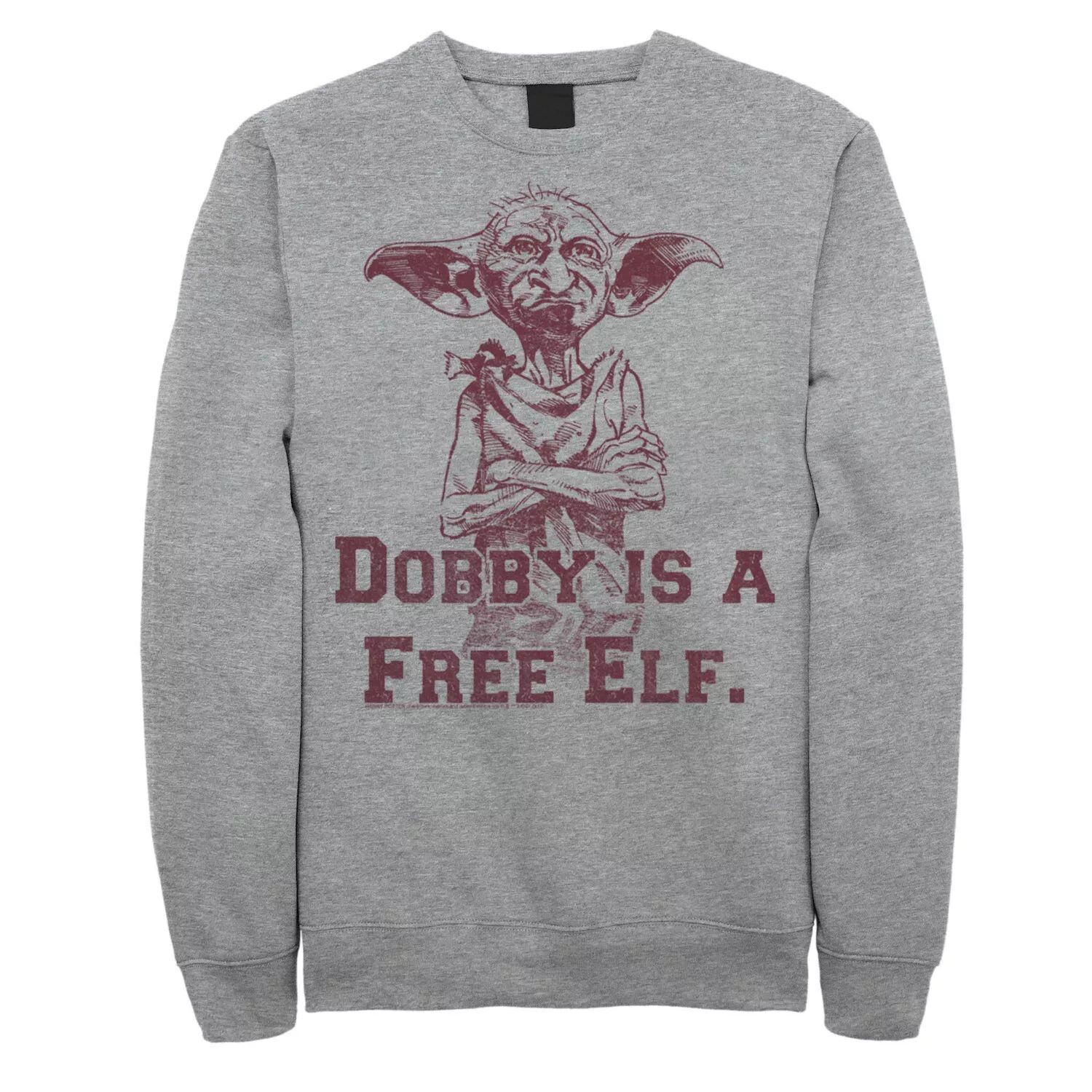 

Мужской пуловер Dobby из флиса с рисунком Free Elf Sketch Harry Potter