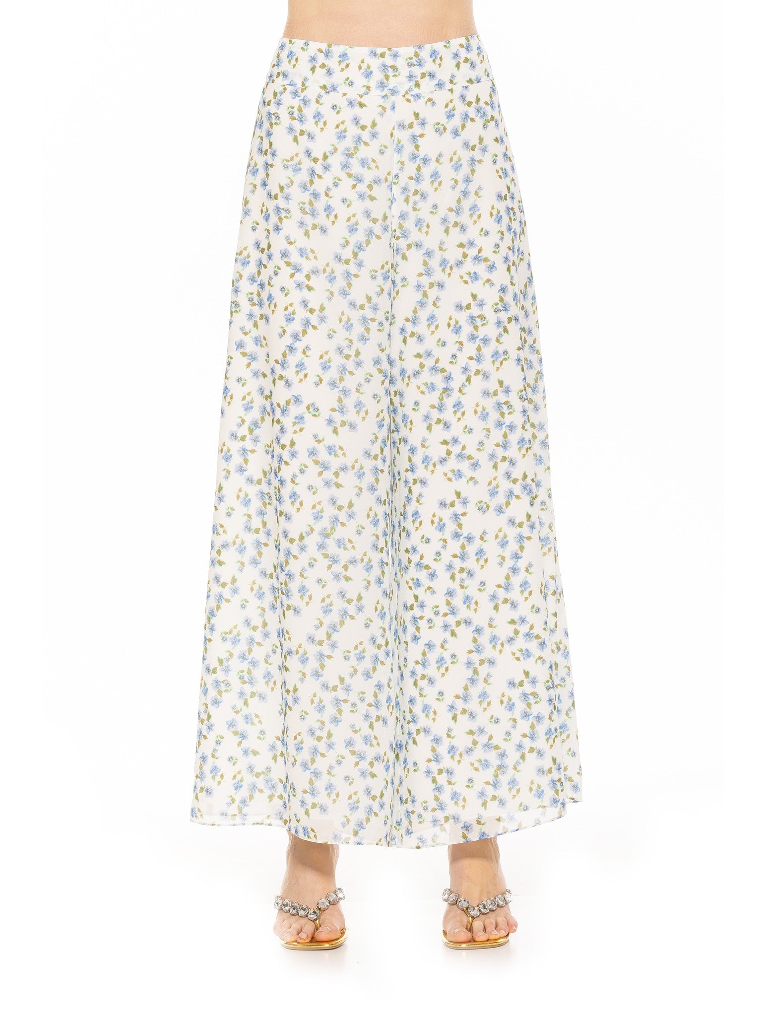 

Шифоновые брюки Имоджен ALEXIA ADMOR, цвет blue ditzy