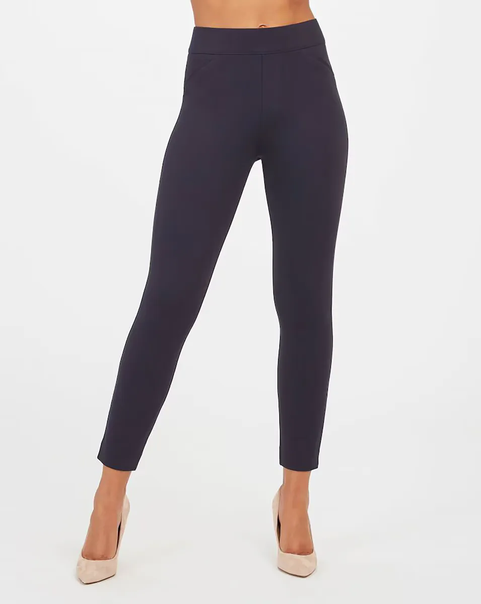 

Женские леггинсы гладкой формы Spanx, темно-синий