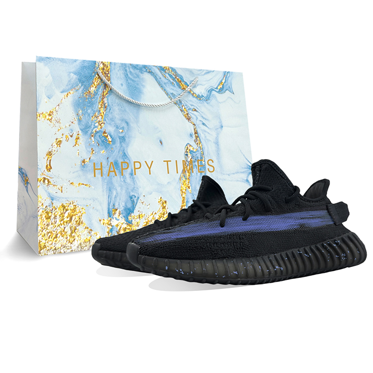 

Кроссовки Yeezy Boost 350 V2 Lifestyle унисекс с низким верхом, черный/синий Adidas Originals