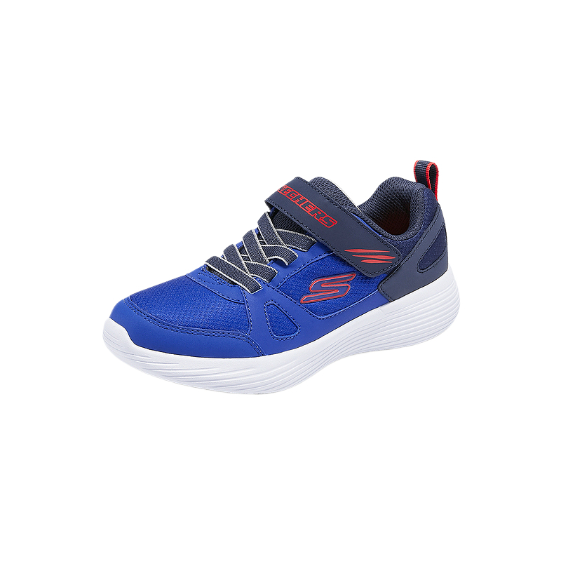 

Нескользящие, износостойкие, амортизирующие, дышащие, низкие детские кроссовки для отдыха на природе Skechers Kids, синий