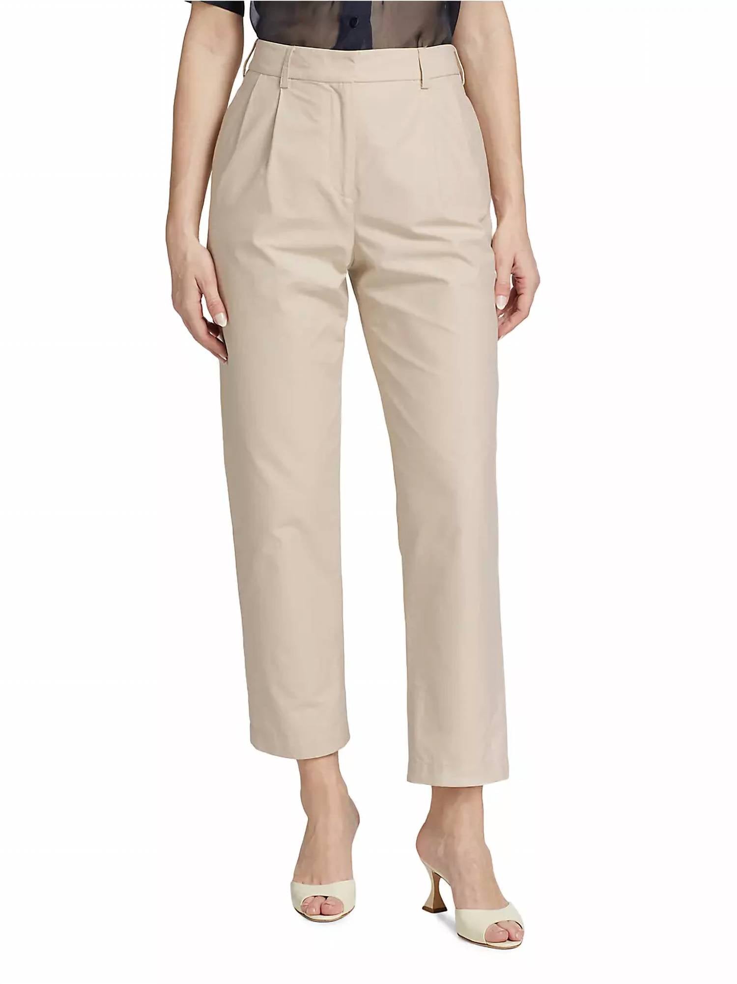 

Прямые брюки Ivy Tailored цвета хаки TWP