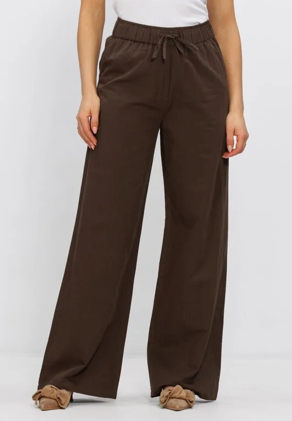 

Брюки wijde herlien Notre-V, Dark Brown Opt