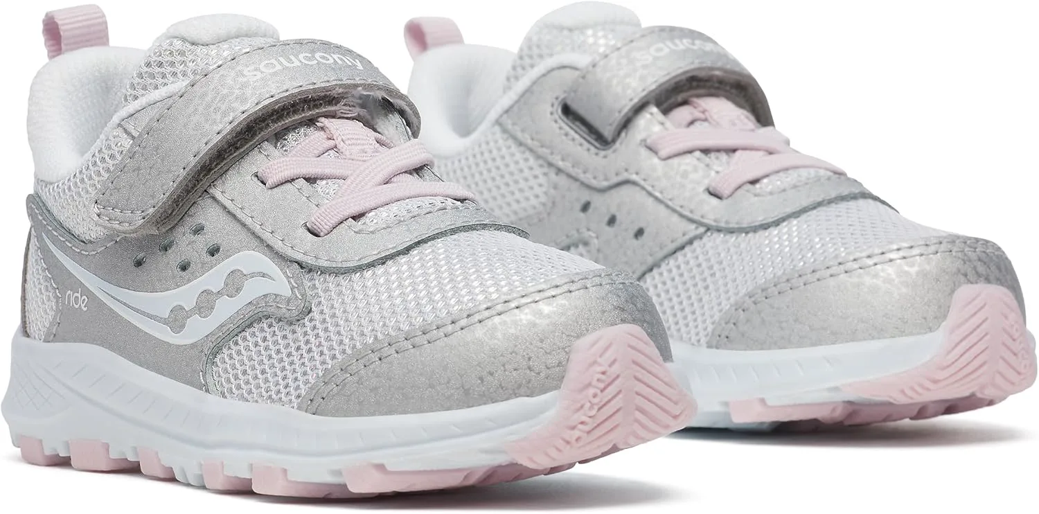 Детские кроссовки Saucony Unicony Ride Jr, серебристый/розовый — фото 4