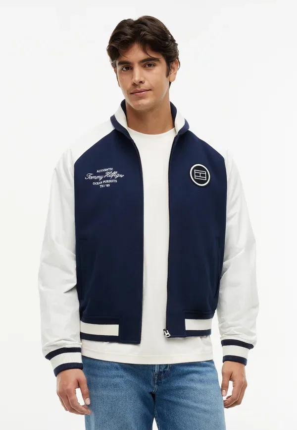 Куртка-бомбер Tommy Hilfiger Nautical Heritage, угольно-синий
