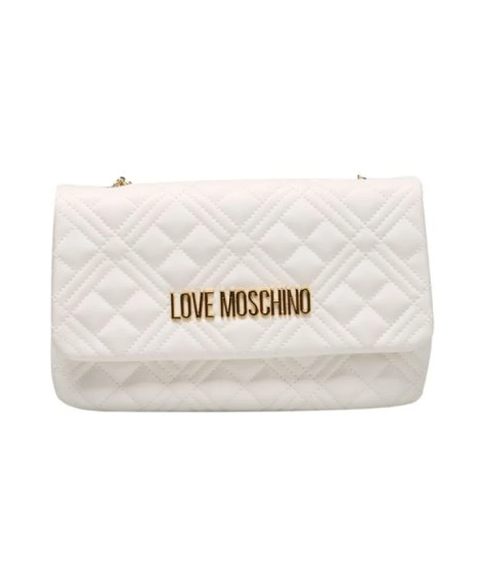 

Сумка через плечо с клапаном Love Moschino, белый