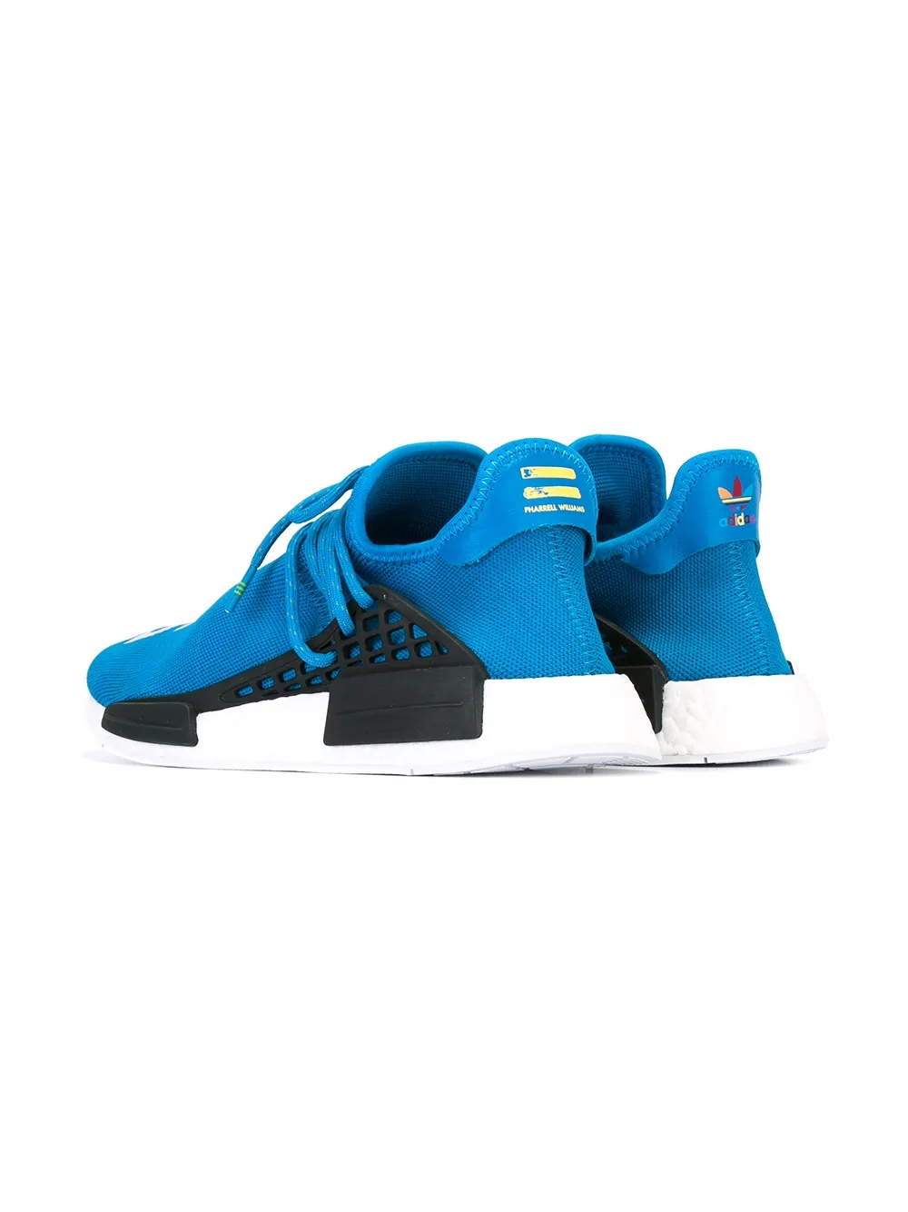 Кроссовки Adidas Originals x Pharrell Williams HU Race NMD, синий — фото 3