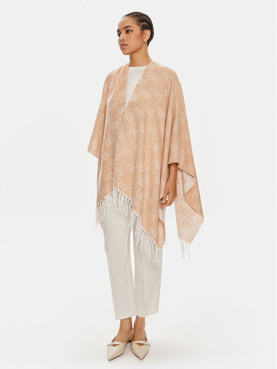 

Пончо свободного кроя Liu Jo, розовый