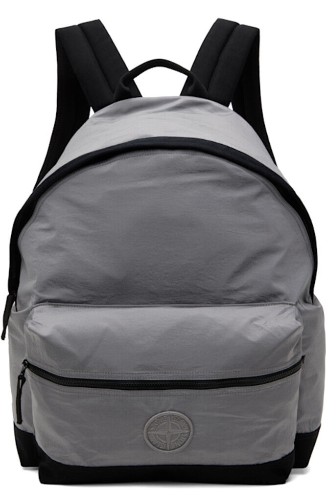 

Серый рюкзак ECONYL Nylon Metal Stone Island