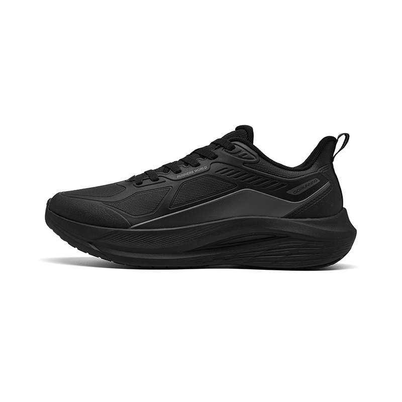 

QIAODAN Кроссовки для бега Swift LITE Low Top Q KUNGFU LIGHT Rebound Technology, мужские, черные, серые