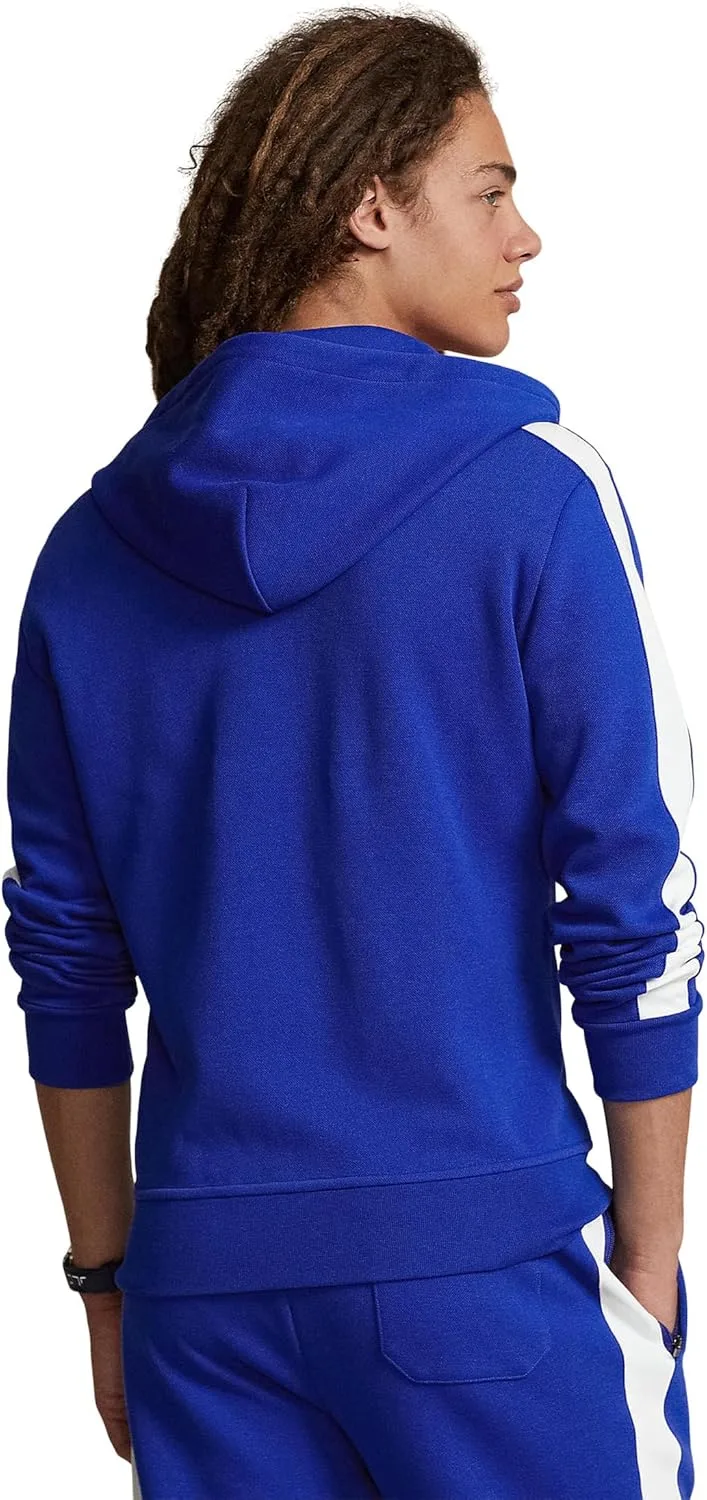 POLO RALPH LAUREN Мужская худи на молнии из двойного трикотажа — фото 2