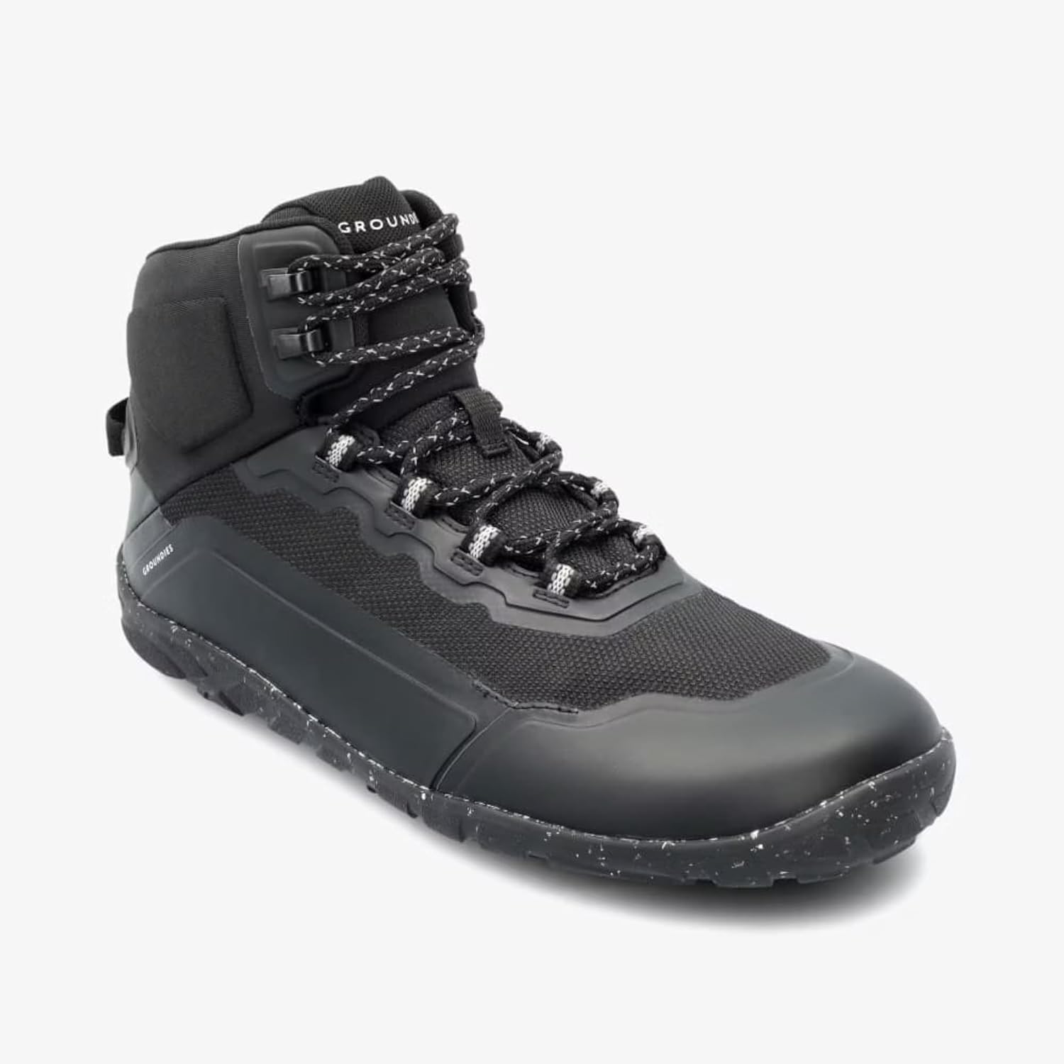 GROUNDIES All Terrain High 2.0 Мужские ботинки - прочная, водонепроницаемая обувь для походов и городского стиля, черный — фото 4