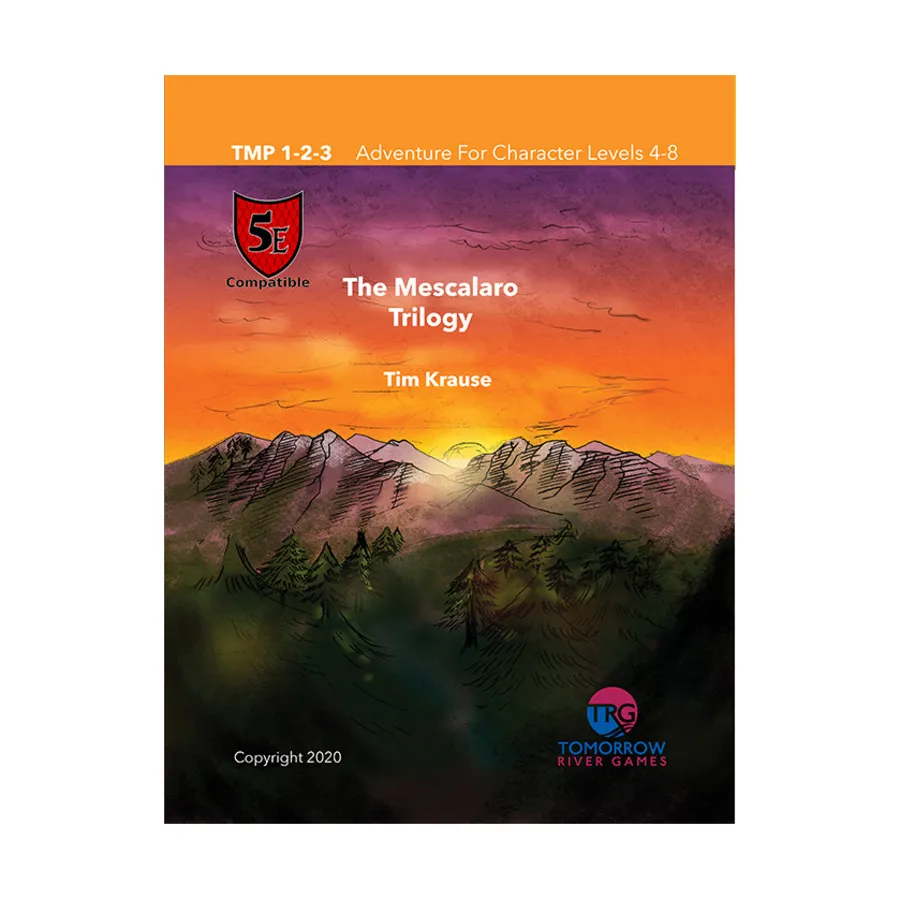 

Mescalaro Trilogy, Role Playing Games (Tomorrow River Publishing), твердый переплет