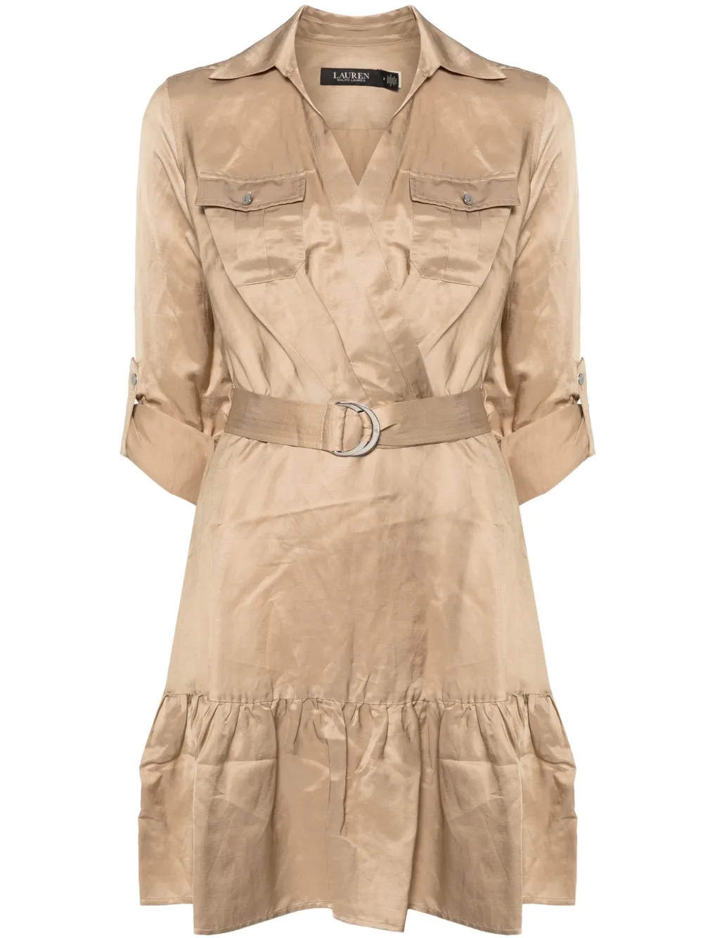 

Платье мини с длинными рукавами Lauren Ralph Lauren, нейтральный