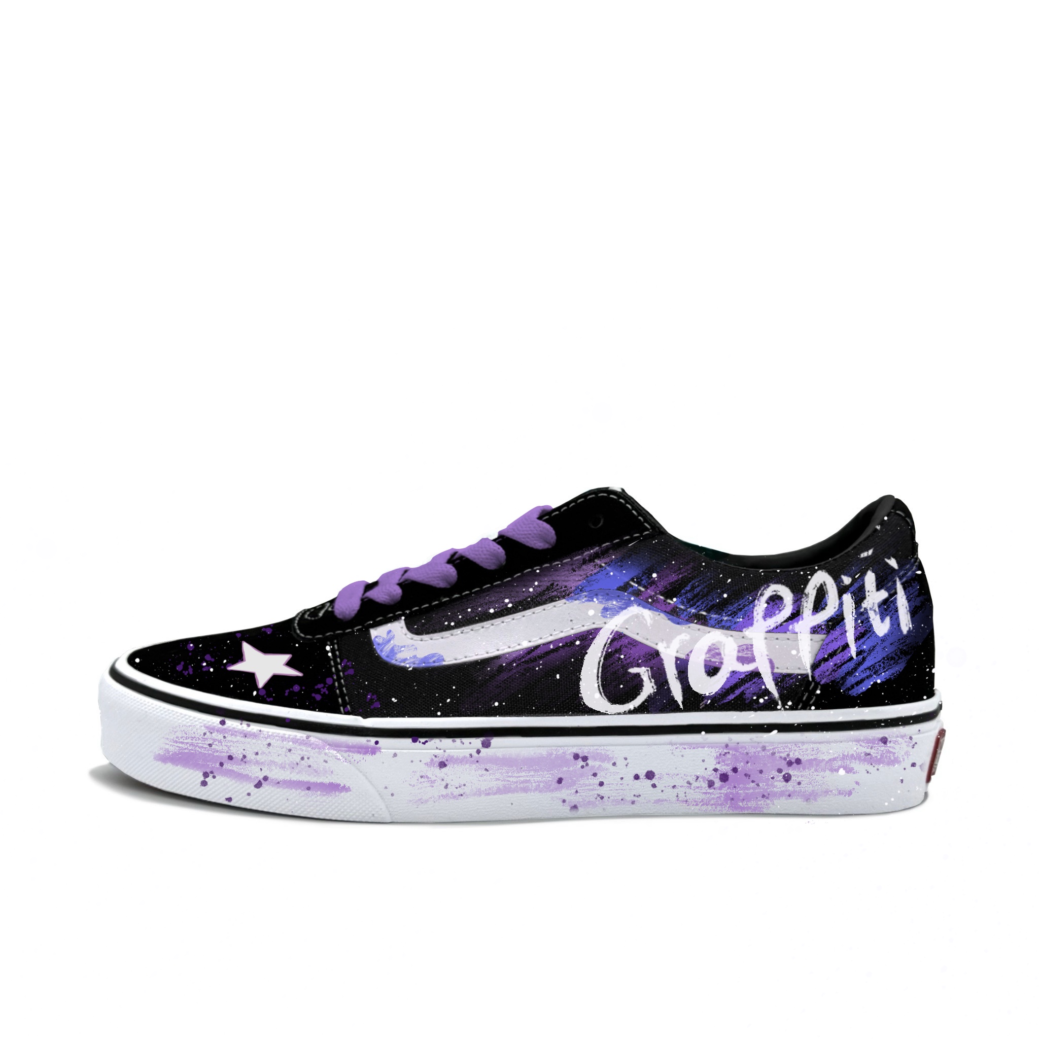 

Vans Износостойкие низкие кроссовки Ward для скейтбординга, мужские, светло-фиолетовые