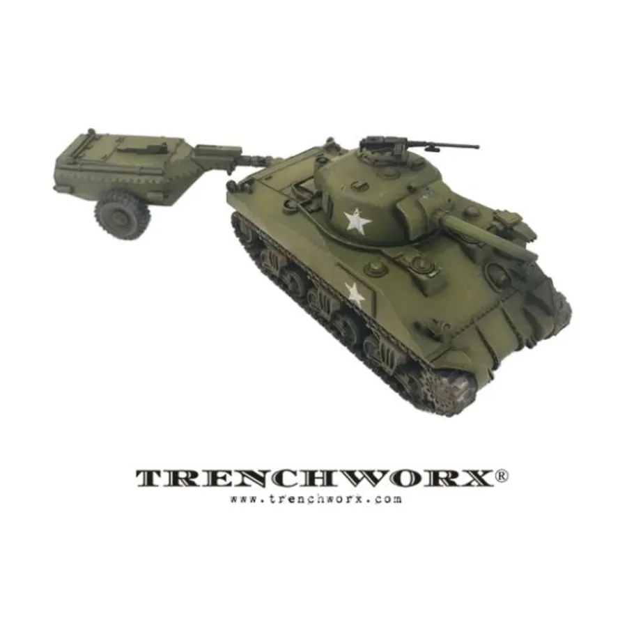 

М4 Шерман Крокодил, WWII - United States (28mm) (Trenchworx)