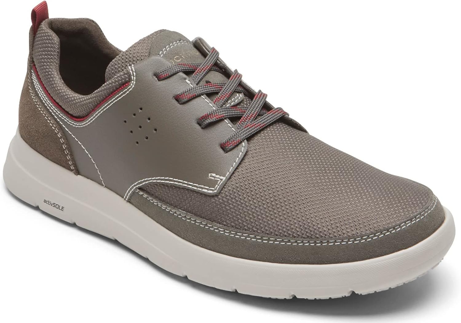 

Мужские кеды Rockport Truflex Cayden с гладким носком, Breen Leather/Mesh