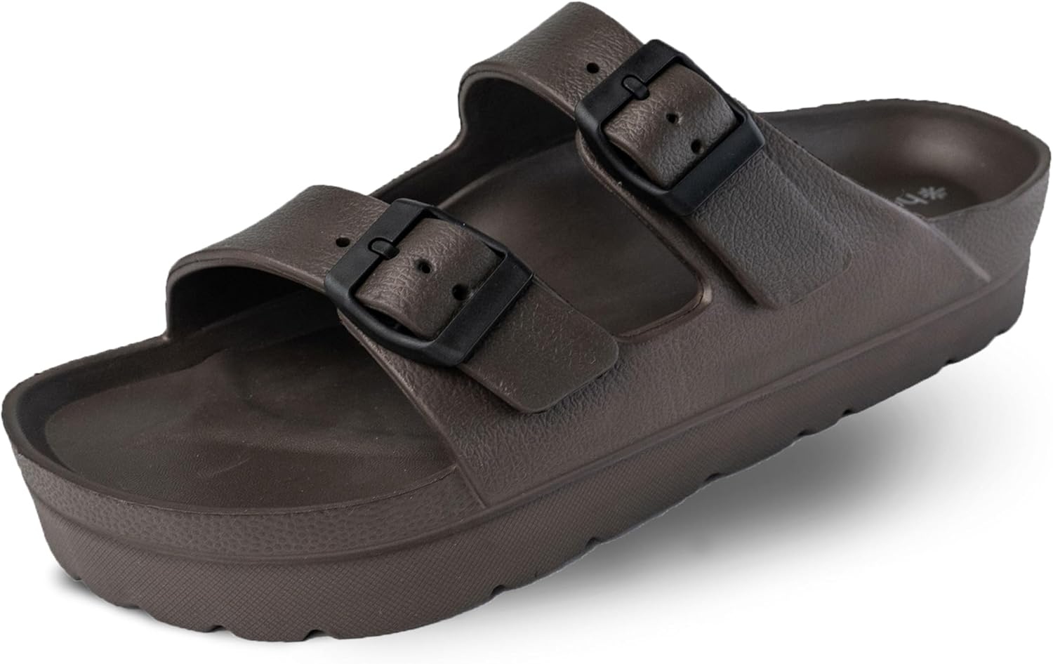 

Женские сандалии на платформе HAPPYO Maui, регулируемые с застежкой, плоские сандалии с поддержкой свода стопы, шлепанцы из ЭВА с толстой подошвой и дополнительной амортизацией, 2 Strap Mocha