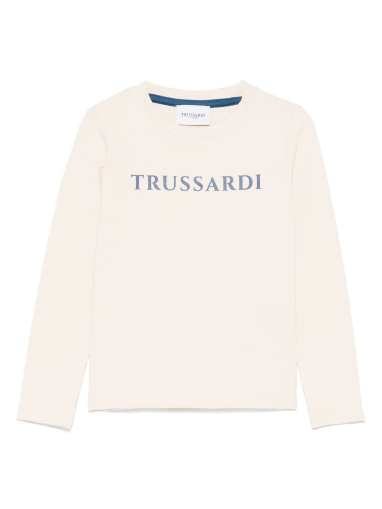 

TRUSSARDI JUNIOR футболка с логотипом, нейтральный цвет