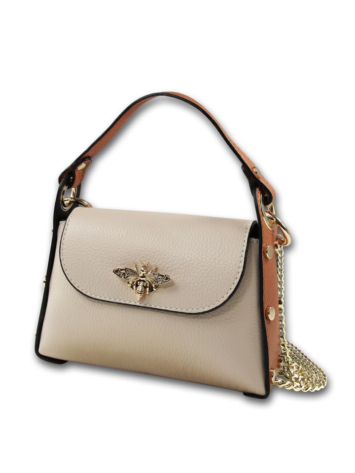 

Кожаная сумка через плечо Toscanto бежевого, коричневого цвета, примерно 19 см Toscanto