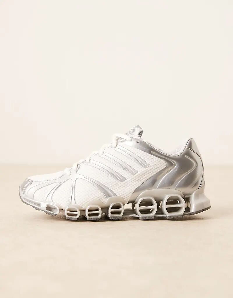 Кроссовки Adidas Originals Mega Ghostride серебристого цвета — фото 2