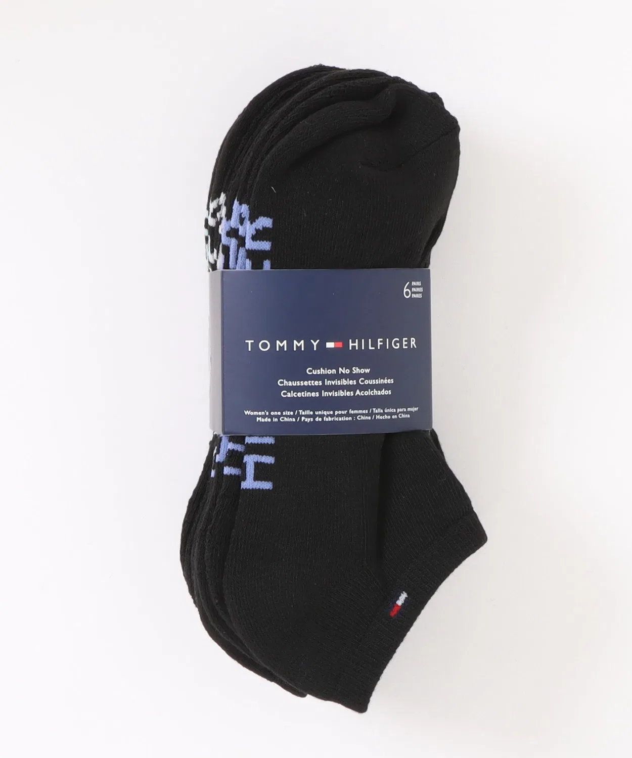 Носки женские анкл Tommy Hilfiger 6 пар черные