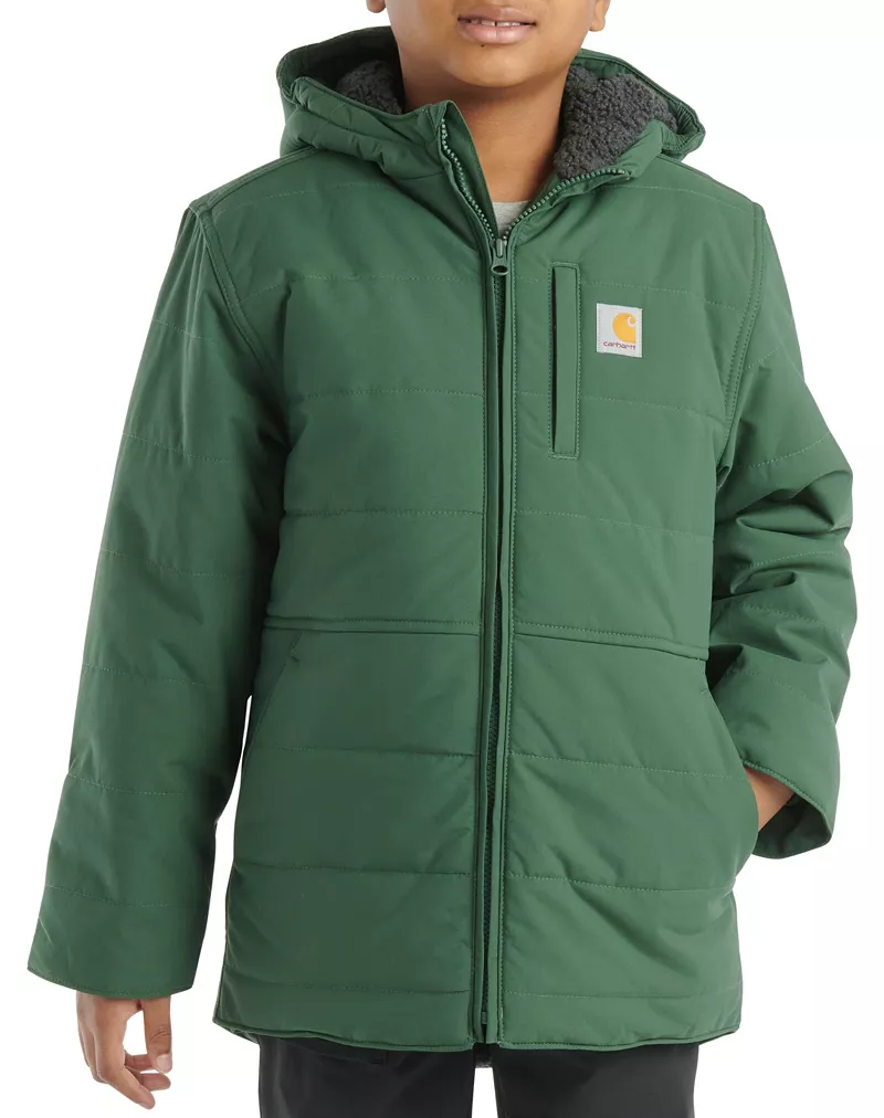 

Утепленная куртка с капюшоном Carhartt Montana для мальчиков, цвет Cilantro