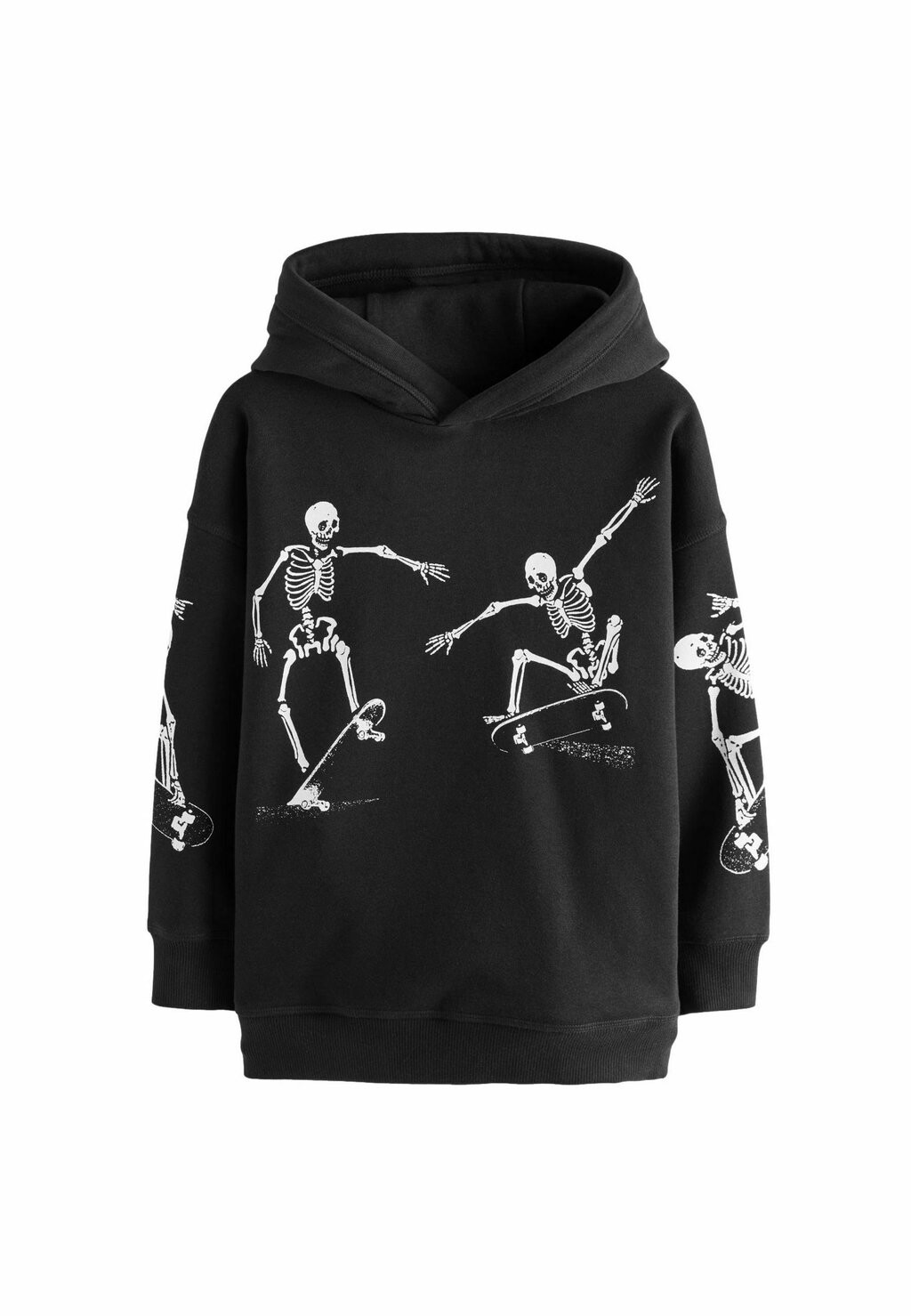 

Толстовка с капюшоном SKELETON, REGULAR FIT Next, черный