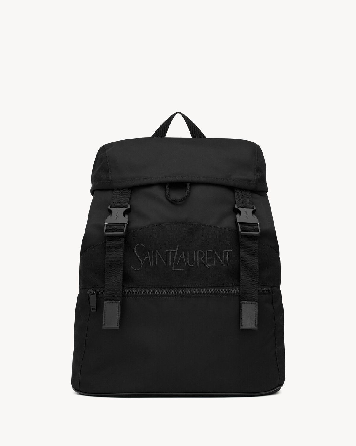 Рюкзак мужской Saint Laurent ECONYL натуральная кожа, чёрный