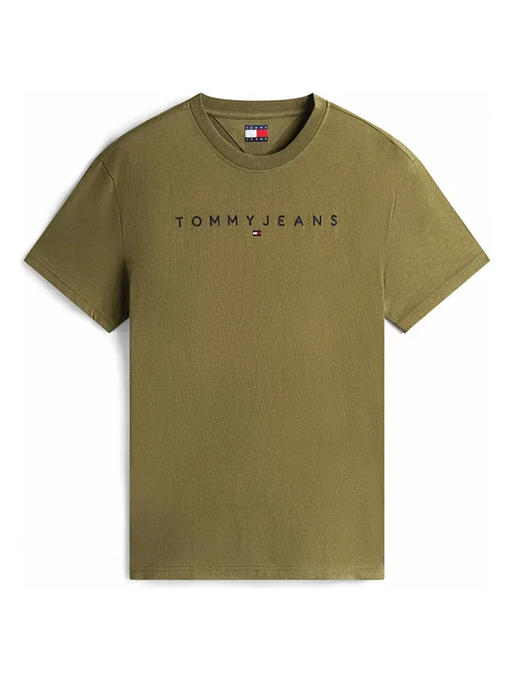 Футболка из хлопка Tommy Hilfiger, оливковый — фото 3