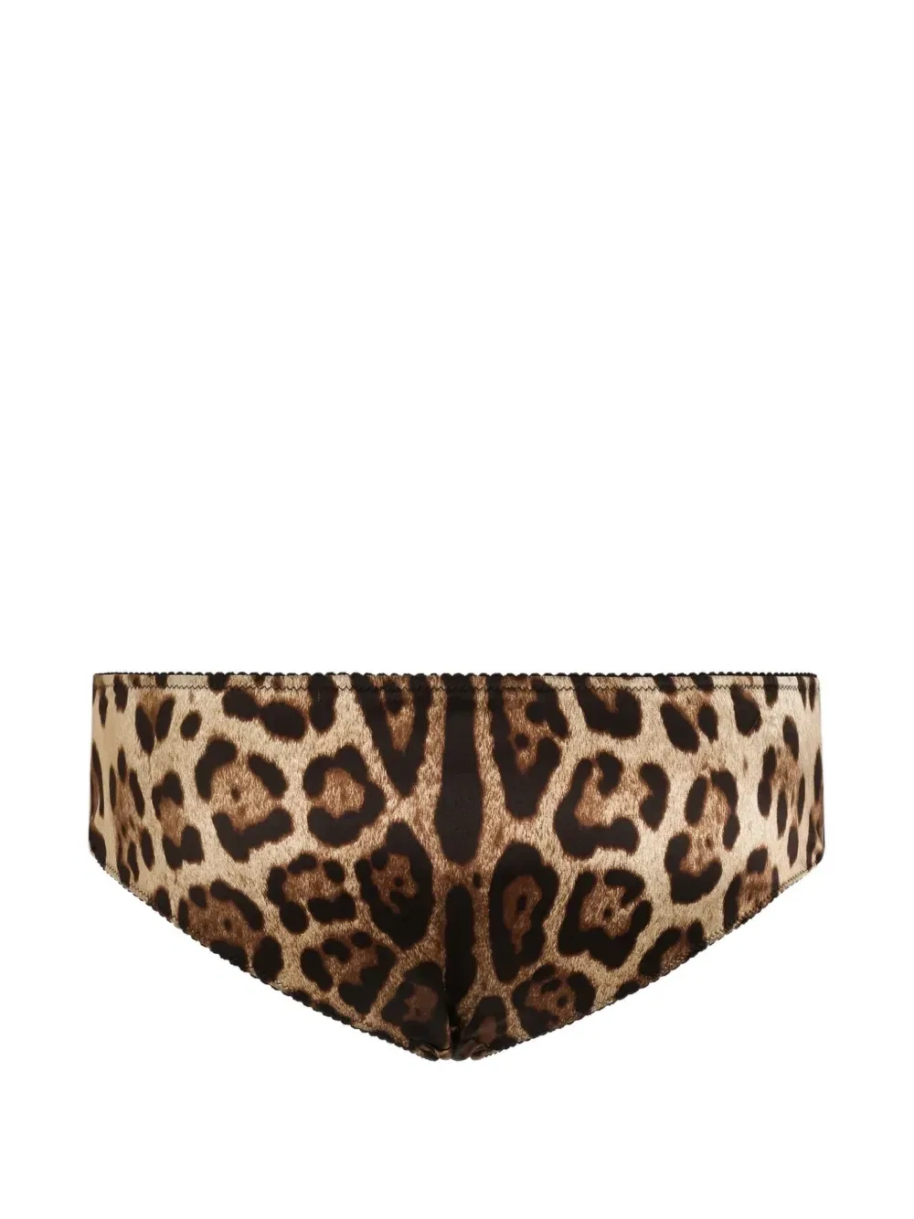 Трусы-брифы с леопардовым принтом DOLCE & GABBANA, бежевый — фото 2