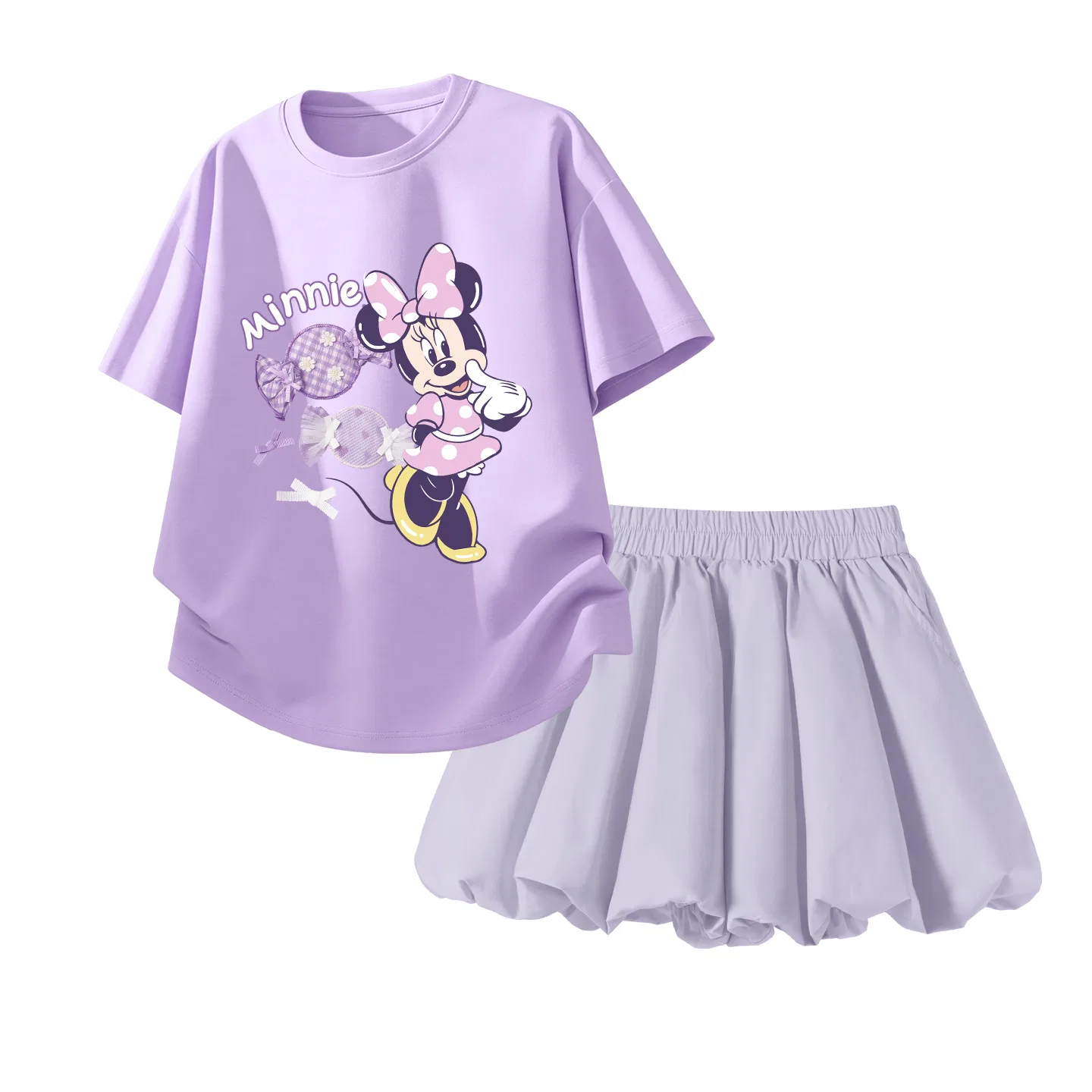Спортивный костюм Disney для детей, 2 предмета, фиолетовый