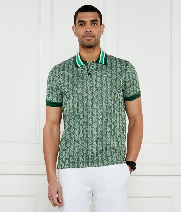 

Рубашка поло Classic fit Lacoste, зеленый