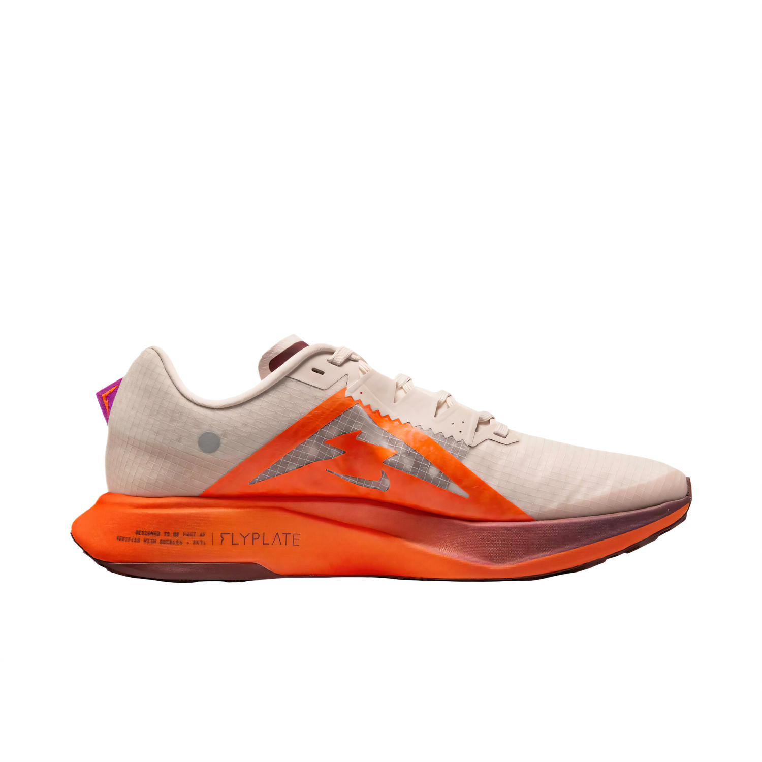 Nike Ультрафлай беговые кроссовки мужские - Грязный красный/Темный командный красный/Ультра яркий красный/Ультра фиолетовый, цвет Muddy Red/Dark Team Red/Ultra Bright Red/Ultra Violet — фото 2