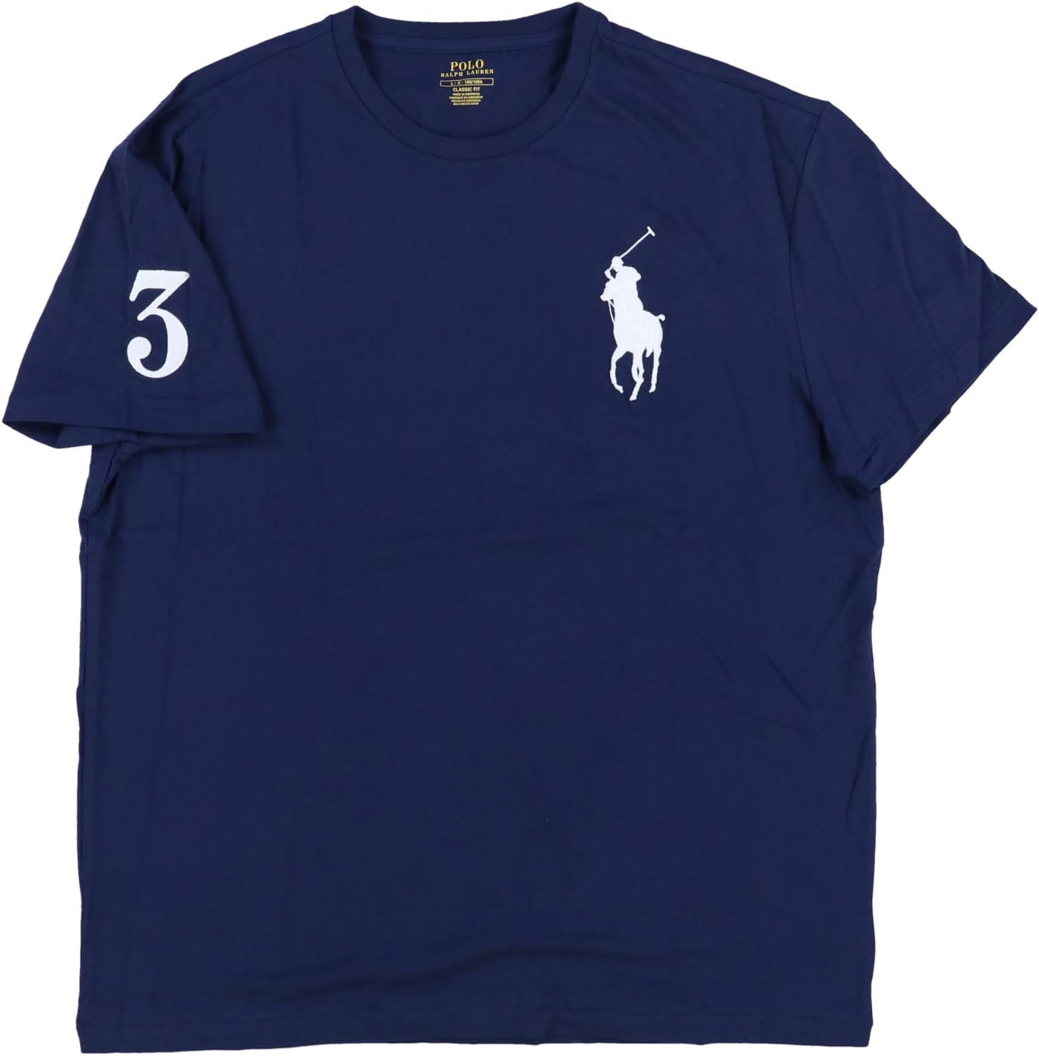 

Мужская футболка Polo Ralph Lauren с коротким рукавом, круглым вырезом и большим логотипом, Blue,Navy, Синий, Мужская футболка Polo Ralph Lauren с коротким рукавом, круглым вырезом и большим логотипом, Blue,Navy